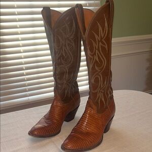 Vintage J. Chisholm Western Leather Boots